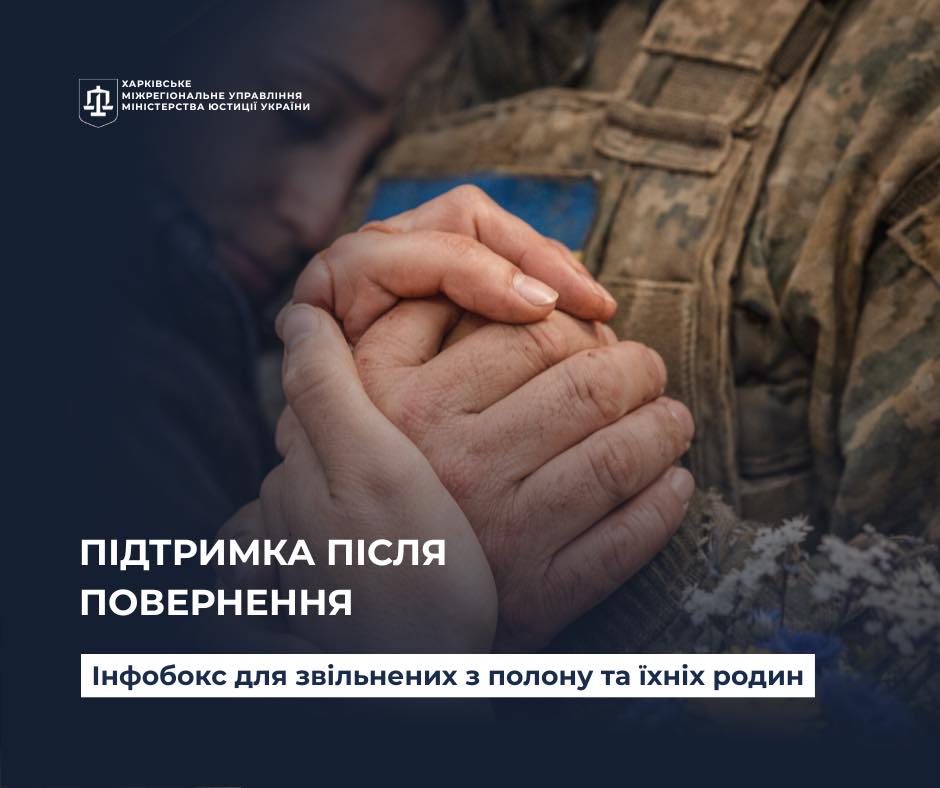 Підтримка після повернення: Інфобокс для звільнених з полону та їхніх родин